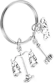 [HORIALENCE] Lawyer Keychain Pendant Unique Gavel Design Key Fob for Car Keys Purse Handbag Graduation for Law Students and Legal Enthusiasts Symbol of Justice