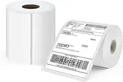 Thermal Labels 4x6 2 Roll of 250 Stickers, Industrial Labels Direct Thermal Perforated Postage Shipping Label Compatible with Rollo, Zebra, MUNBYN and Polono Thermal Printer (NOT for DYMO)