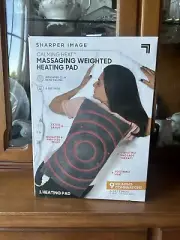 Sharper Image Massaging Weighted Heating Pad 4lb 12x24. New In Box