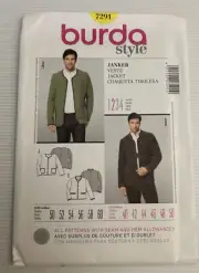 Burda 7291 Sewing Pattern Sizes: 40-50 Men's Jackets - Two Styles