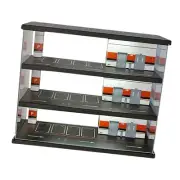 1:64 Scale Diecast Parking Lot Display Case Decor for Desktop Lovers Friends