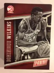 DOMINIQUE WILKINS #9 Hawks THICK 2013/14 2014 National Panini only 50 Made