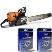 Holzfforma G660 92cc Chainsaw Power Head With .050" 24" 84DL Bar Chain