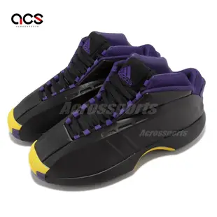 adidas 籃球鞋 Crazy 1 Lakers Kobe TT 男鞋 黑 紫 黃 湖人隊 柯比 復刻 愛迪達 FZ6208