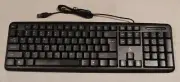 New English USB Keyboard Black with Keypad PC Computer