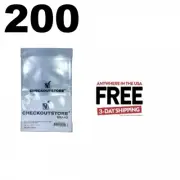 200 COS Crystal Clear Silver Age Thick Comic Book Bags Sealable Flap **1-3 DAYS