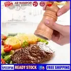 4 Inch Salt and Pepper Mills Seasoning Grinding Solid Wood Manual for Cooking
