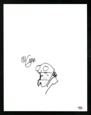 Mike Mignola 11 x 14 ORIGINAL ART Hellboy Comic SIGNED PSA Autographed Sketch