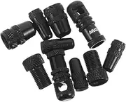 KITANDOVE 1 Set Bicycle Valve Stem Caps Aluminum Alloy French to American Valve Converters Multi Functional Air Tire Caps for Bikes Kit and Debris Protection