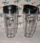 Nutri Ninja XSK2424 24 Oz Cup With Flip Lid - Pack of 2