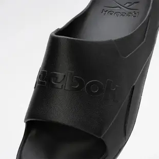 Reebok CLEAN SLIDE 男女鞋 黑色 運動 一體式 休閒 拖鞋 100200310