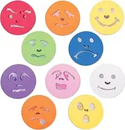 Ready 2 Learn Giant Stampers - Feelings - Set of 10 - Easy to Hold Foam Stamps for Kids - Arts and Crafts Stamps for Displays, Posters, Signs and DIY Projects