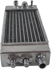 Aluminum Radiator Cooler Cooling Coolant,Compatible With Derbi Senda 50 MY06 2000-2013 2000 2001 2002 2003 2004 2005 2006 2007 2008 2009