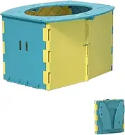 VUFVOID Folding Potty for Kids, Portable Travel Toilet for Toddler, Outdoor Camping, Yellow