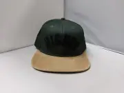 Mighty Healthy New York Adult Unisex Black/Khaki Flat Brim Cap, Hat OSFM