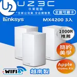 LINKSYS VELOP 三頻 AX4200 WIFI 6 MESH WIFI 網狀路由器 MX4200【U23C】