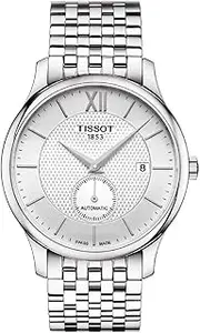 [Tissot] Mens Tradition Swiss Automatic Stainless Steel Dress Watch (Model: T0634281103800)