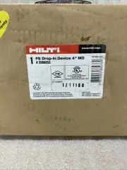 Lot 3 NEW - Hilti FireStop FS Drop-In Device 4” MD, Fire Protection System,
