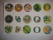 oregon ducks set4 flat back buttons or pin badge cabochons embellishment magnets