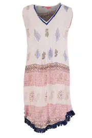 Liberty Block Print Dress--RUB-LIBBLO