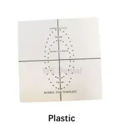 Dental Rubber Dam Template Punch Hole Board Plate Plastic Dentist Instruments