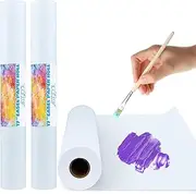 Joyooss Easel Paper Roll of Paper for Kids Art, 17 inches by 82 Feet (2 Pack Total 164 Feet), Easel Paper and Roll of Paper, Easel Paper Roll of Paper Roll for Kids, Drawing Paper Roll of White Paper