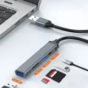 USB Hub with 5 in 1 C Data + USB 2.0/3.0 Card Reader Expansion Dock for Laptop