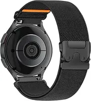 Elastic Nylon Band for Samsung Galaxy Watch 7 6 4 5 Band Men Women 40mm 44mm/Galaxy Watch 6 4 Classic Band 47mm 43mm 42mm 46mm/Galaxy Watch 5 Pro/Active 2/FE, 20mm Stretchy Parachute buckle Watch Band