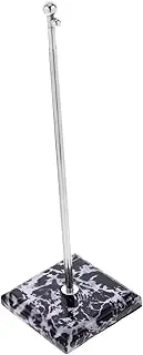 JEWEDECO 1 Set Metal Desk Flag Holder with Telescopic Flagpole Base Decorative Table Flag Stand for Office and Conference Room User Friendly Setup