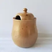 Superb Studio Art Pottery Lidded Jam / Sugar Pot
