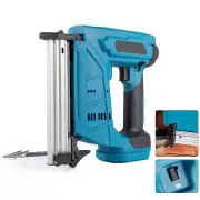 Cordless Electric Nail Gun 18V Battery Compatible Dry Fire Lockout Full Copper Motor Continuous and Single Firing Modes