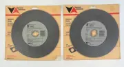 TWO(2) - METAL ABRASIVE CUT OFF BLADE WHEEL 8" VERMONT AMERICAN 28028 NOS