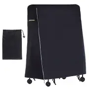 65x28x73'' Folding Table Tennis Table Cover Table Tennis Cover with Zipper Black