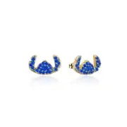 Disney Couture Kingdom - Lilo & Stitch - Crystal Silhouette Stud Earrings Gold