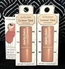 2pk MARIE CLAIRE WARM BROWN CREAMY BRONZER GLOW BLENDABLE TWIST-UP CONTOUR STICK