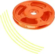 Aluminum Mower 4-Trimmer Line Head, Universal Replacement Strimmer Heads String Trimmer Attachment