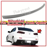 UNPAINTED 08-12 Fit For Mitsubishi Evolution 10 EVO X Boot Spoiler Trunk Wing (for: Mitsubishi)