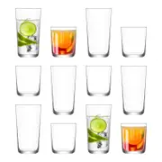 12pc Assos Highball Glasses & Tumblers Set