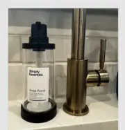 Hand Soap dispenser (features a durable plastic dispenser and light weight)