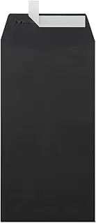 6 x 11 1/2 Open End Envelopes - Midnight Black (50 Qty.)