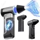 Compressed Air Duster Keyboard Cleaner, 5000mAh Mini Turbo Jet Fan Air Blower