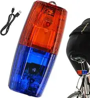 Shoulder Warning Light,Night Riding Safety Lights | Security Signal Light for Outdoor Rescue, Traffic Guidance, Cycling, Red Blue Flash Outdoor Flashlight