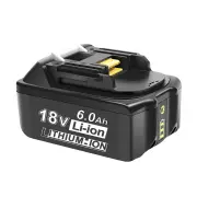 18V 3.0Ah-6.0Ah Battery Replacement for Mak 18V BL1830 BL1840 BL1850 BL1860 BL1835 194205-3 194309-1 LXT-400 Cordless Ba