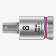 Wera 003039 3/8" Drive Zyklop Hex-Plus Bit Socket with Holding Function 8.0 mm