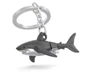 Metalmorphose Miniature 3D Metal Keychain - Shark, Whitehill MTM346-01