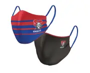 Newcastle Knights NRL Large Adult Reversible Washable Face Mask