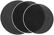 COSMEVIVI 3 pcs Double Layer Mesh Drum Heads Silent Mute Replacement Drum Heads Sturdy Practical Design for Practice Performance