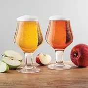 Final Touch Hard Cider Glasses Stemmed Cider Glass Set of 2 475ml GG5018