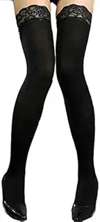 [ESOMAVRIX] Women Lace Floral Top Stay- up Over Knee Thigh High Stockings Sexy Nylon Hosiery Pantyhose Stockings for Dresses /1696