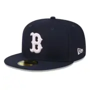 24 New Era Boston Red Sox Mothers Day Edition 59FIFTY Fitted Hat Navy Size 7 1/4